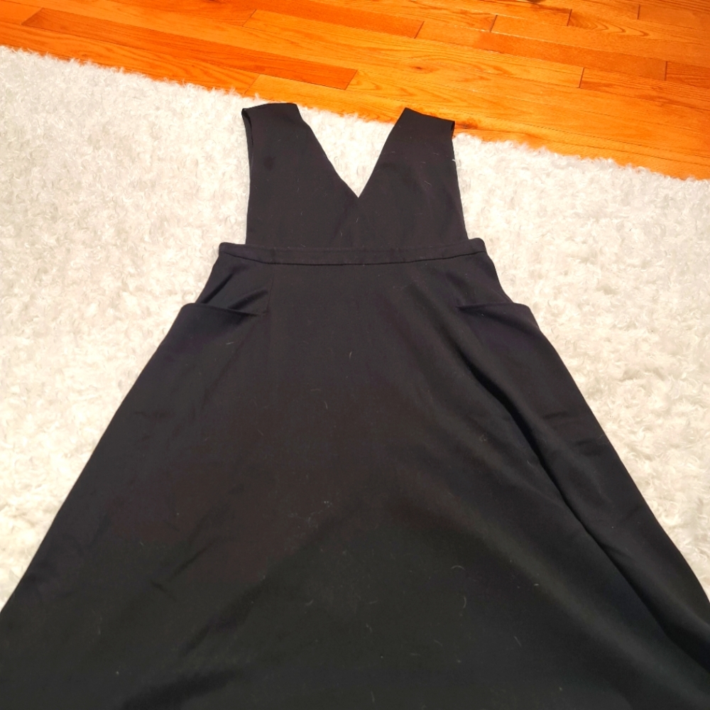 Deep-V Black Monki (Swedish) Dress